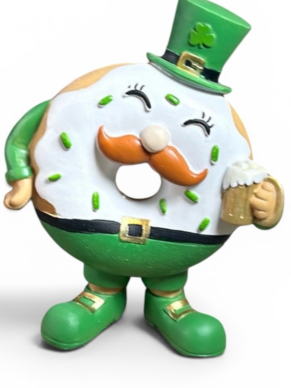 NEW! SWEET Treats St Patrick’s Day Irish Leprechaun Beer Donut Man